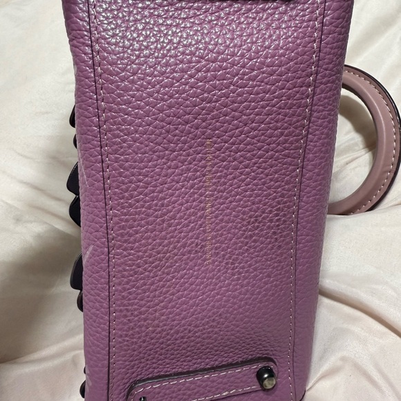 Coach rogue 25 tea rose tote w/wallet - Picture 8 of 14